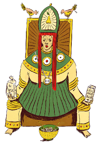 Eine aktuelle Illustration aus der neuen Psycho-Test-Rubrik im Schweizer Nebelspalter.